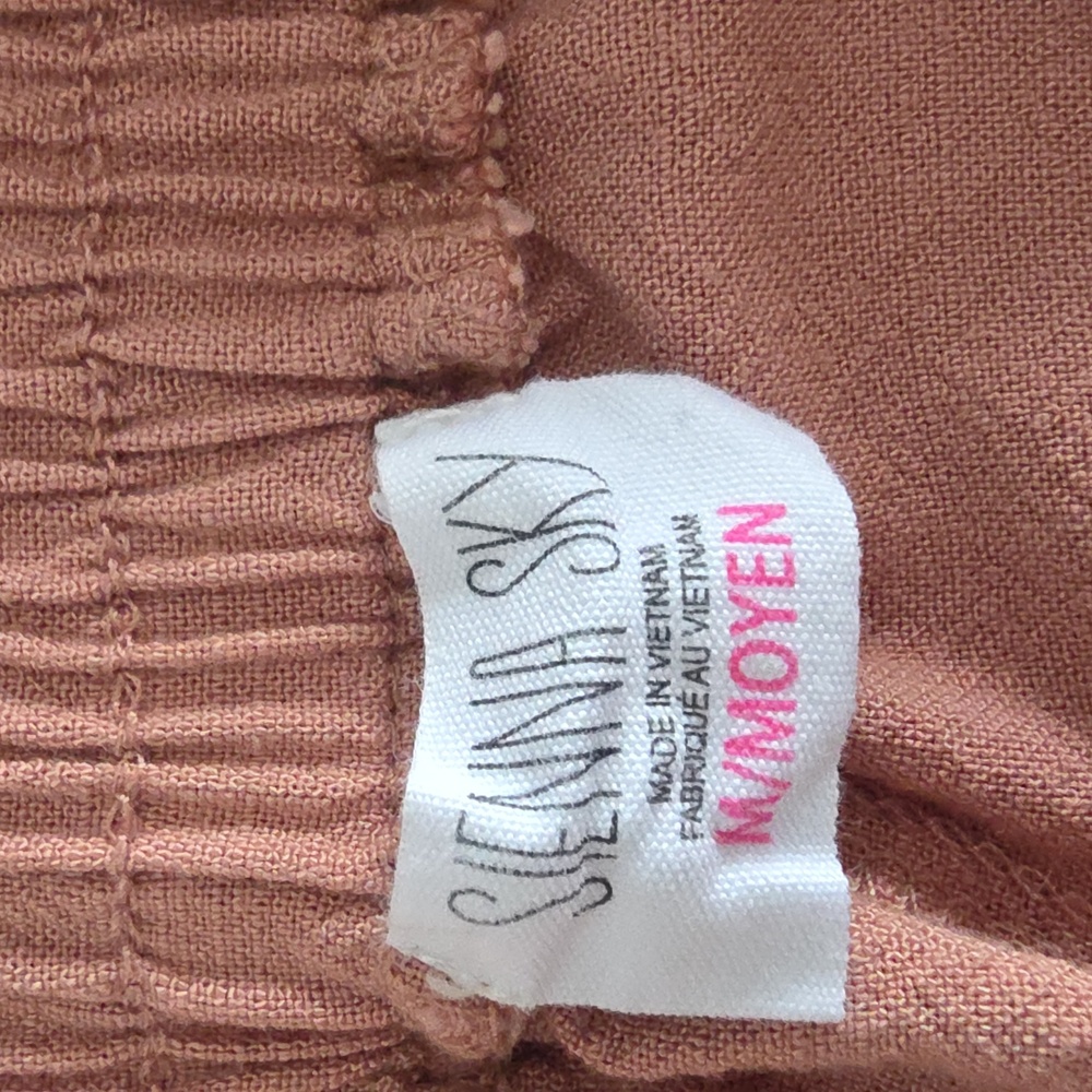 NWOT Sienns Sky Size M Linen Blend Pants - Picture 3 of 3